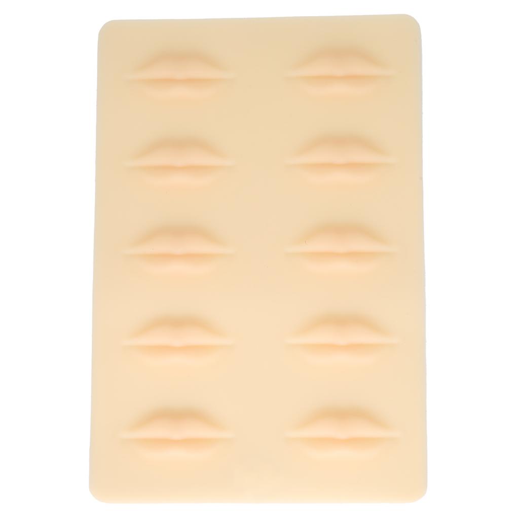 Silicone Makeup Lip Tattoo Practice Skin Microblading Practice Skin for Artists Beginners