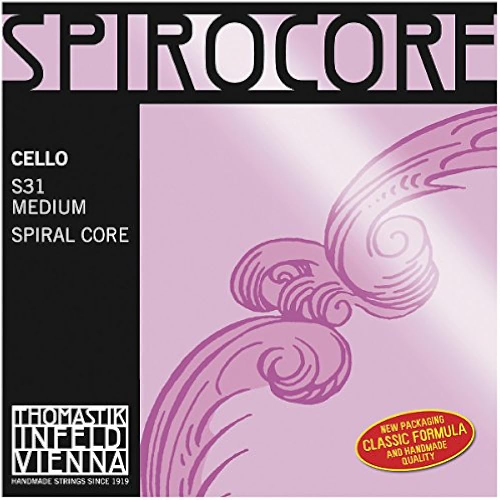 THOMASTIK SPIROCORE spirocore cello string A line spiral core 4/4 chrome roll S25