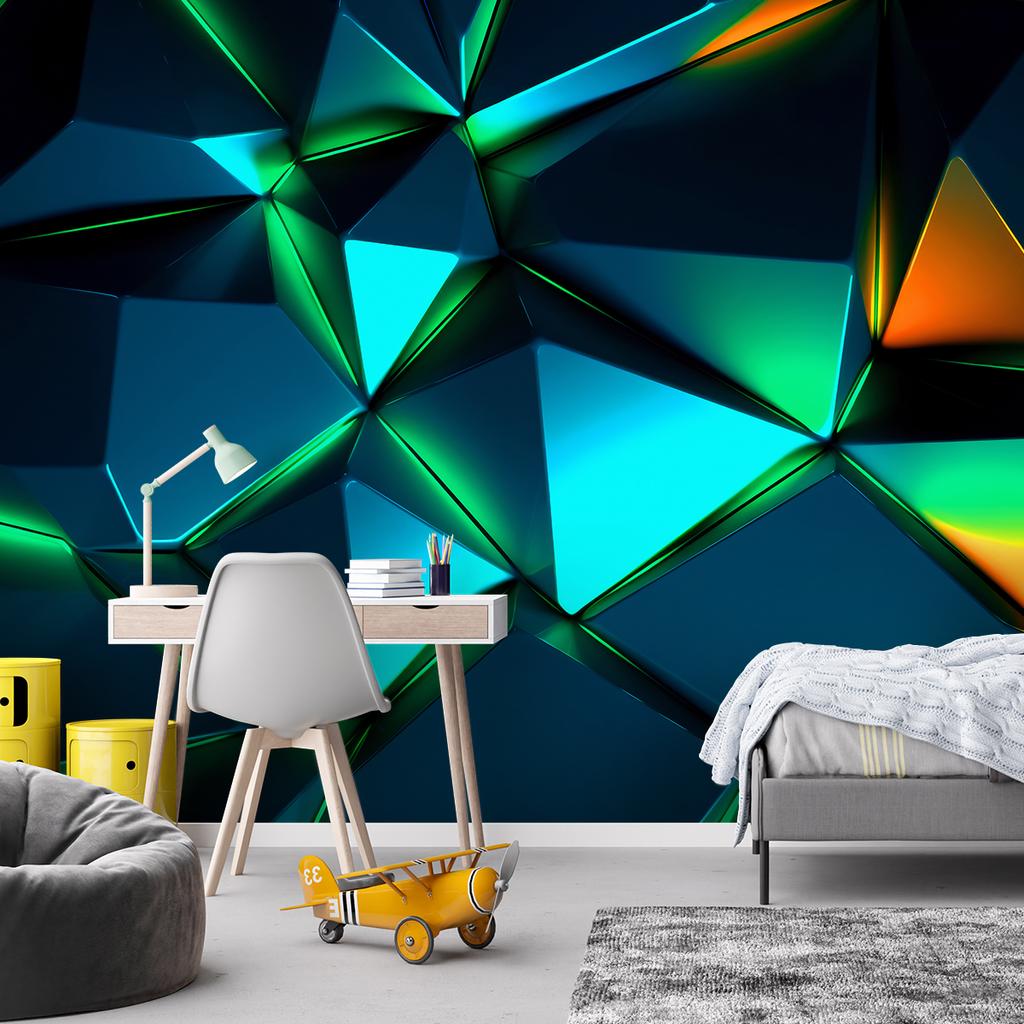 Wallpaper Geometric shapes 3D