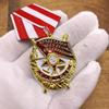 Sowjetische Rotbanner-Medaille, Gedenkmedaille für nationale Ehre, Russische Kameradenbrust, Sowjetische Medaille, Metallabzeichen