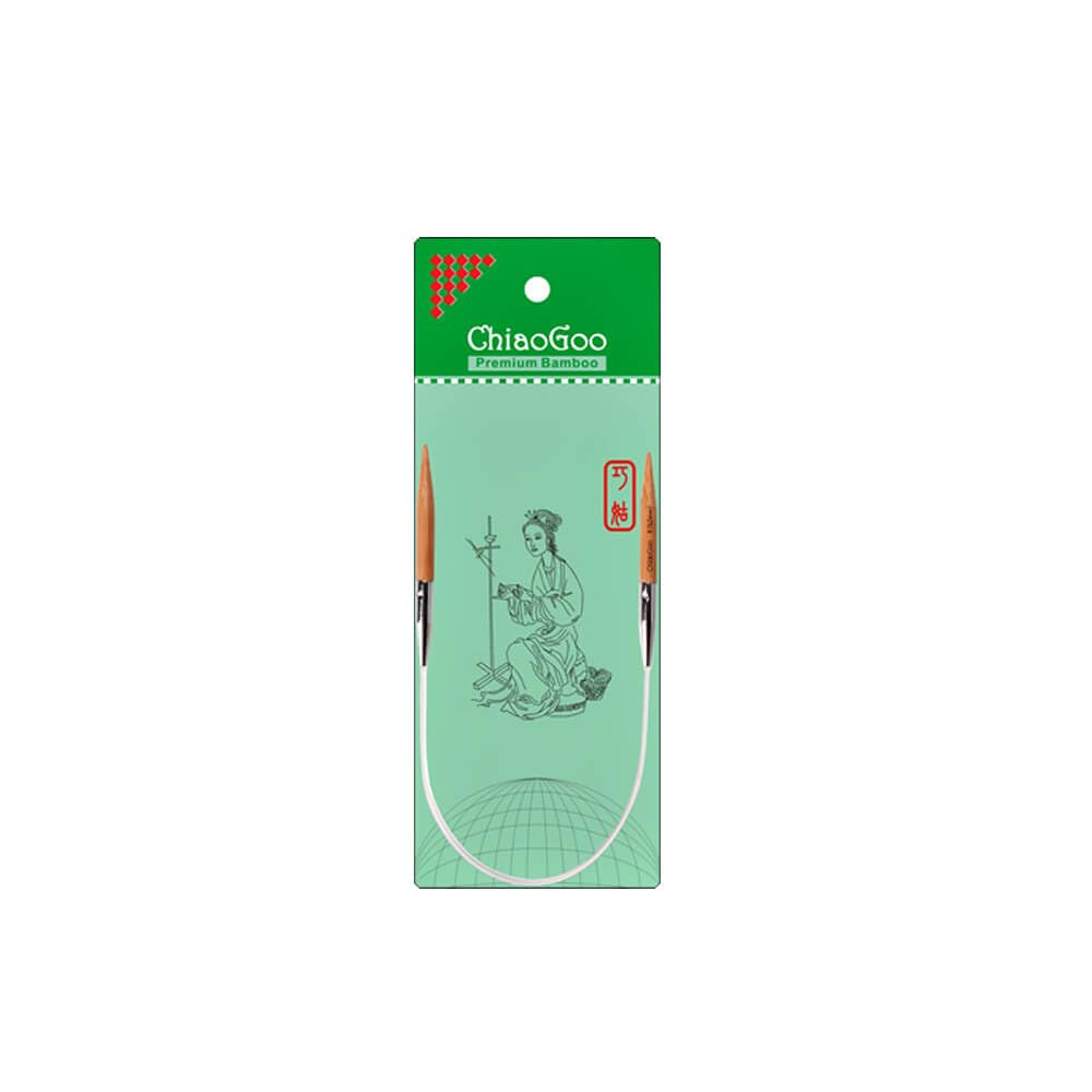 ChiaoGoo Круглая бамбуковая спица Verdigris 1 шт., 30 см, 3,25 мм, -