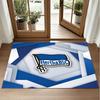 hertha bsc FC Design Crystal Velvet Rug Soft Decorative Mat for Bedroom Entrance