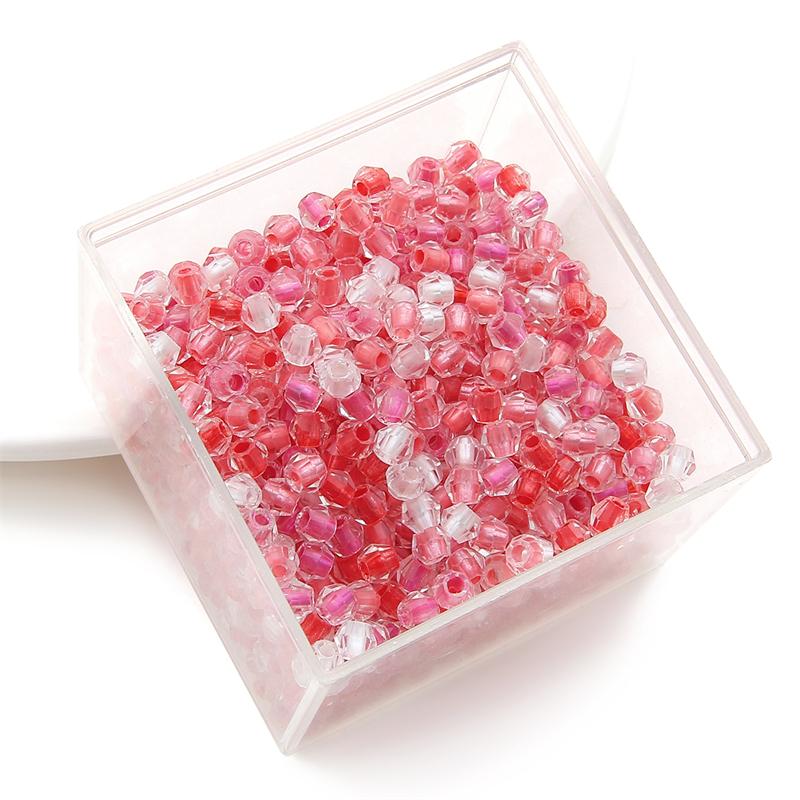 100 Stück hochwertige Glasperlen, geschnitten, gefärbte Diamant-Kristallperlen für die Herstellung von Ohrringen und Armbändern zum Selbermachen von Schmuck, Basteln, Zubehör