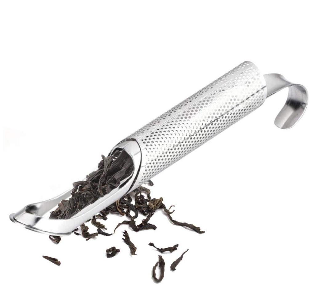 Stainless Steel Tea Strainer for Tea Bags, Stick-type Tea Bags, Reusable, Washable, Slide-type