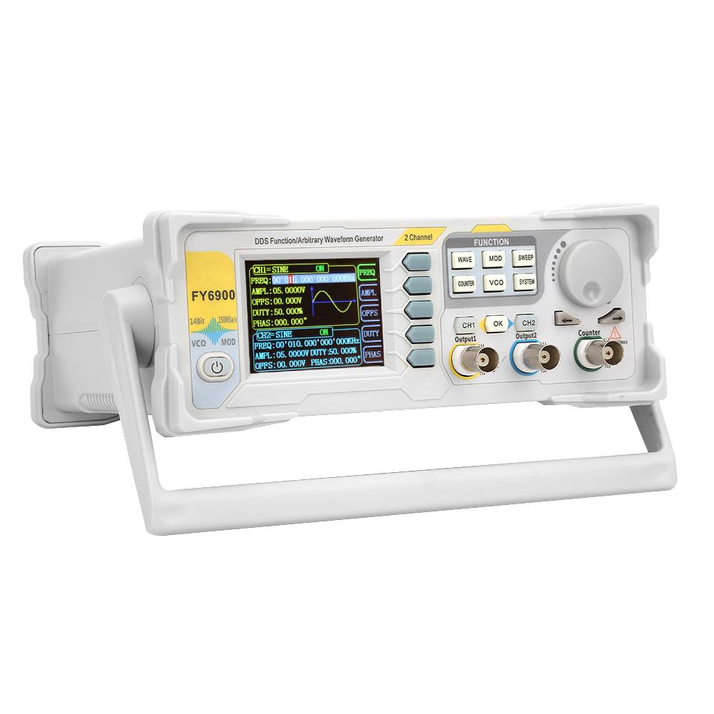 FY6900 Sine 0 40 MHZ 2.4in TFT Screen Digital Signal Generator Measurement