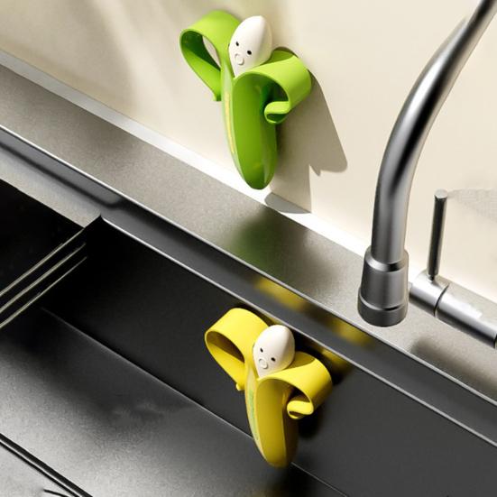 Scraper Knife Banana Shape Wall-Mounted Floor Drain Hair Remover Strong Clamping Hair Removal Scraper Knife Hair Cleaning Tool