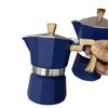 150ml/300ml Espresso Maker Pot Wood Pattern Handle Coffee Percolator Aluminum Moka Pot  Home