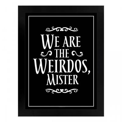 We Are The Weirdos Mister Framed Poster