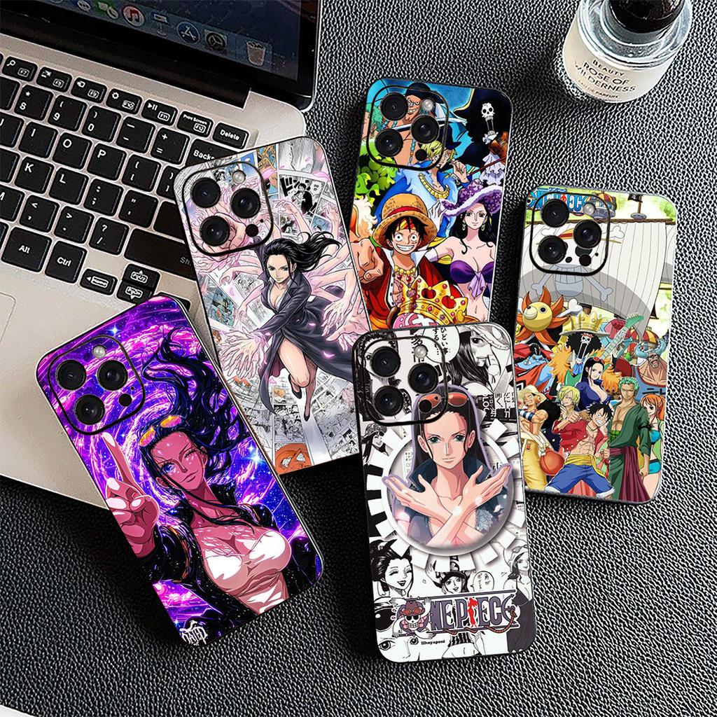For Motorola Moto G86 G57 G67 G24 G15 G54 Power G13 G14 G34 G35 G45 G53 G55 G64 G75 G72 Case One Pieces Luffy Zoro Nico Robin