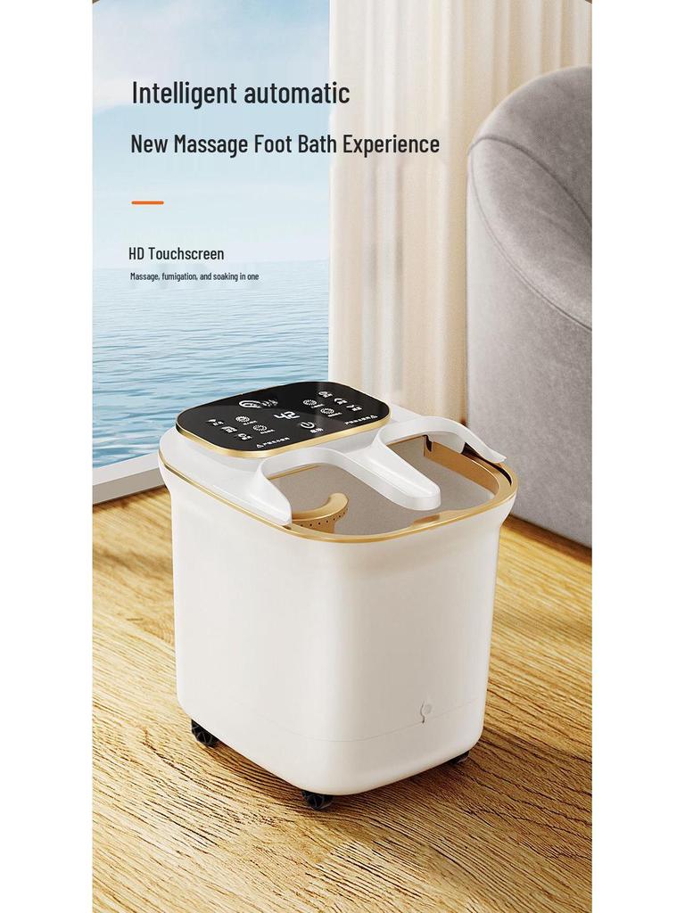 Electric Heated Foot Bath with Automatic Massage and Temperature Control