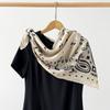 Elegant Paisley Women Head Scarf 90cm Soft Female Shawl Wrap Luxury Feel Versatile Stylish Silk Scarves Summer Accessories