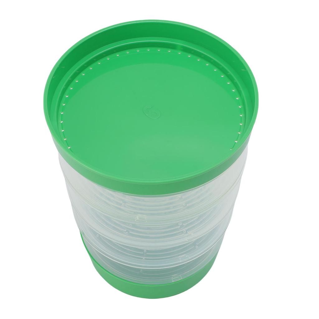Crop Sprouter Round Shape Stackable Space Saving High Efficiency Crop Sprouting Container for