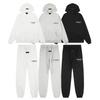 2026SS Bluza z kapturem Litery Flokowane FOG Essentials Streetwear Nastolatki