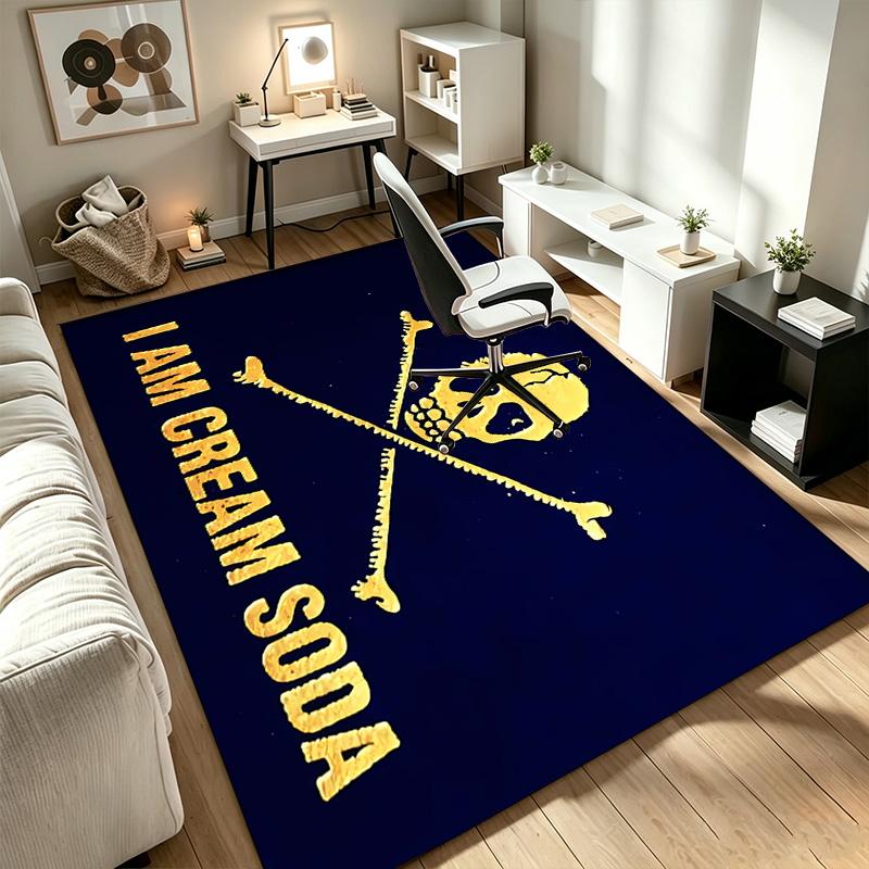 CREAM SODA A A rug suitable for office chair areas living rooms and computer desks perfect for home offices and an ideal holiday gift