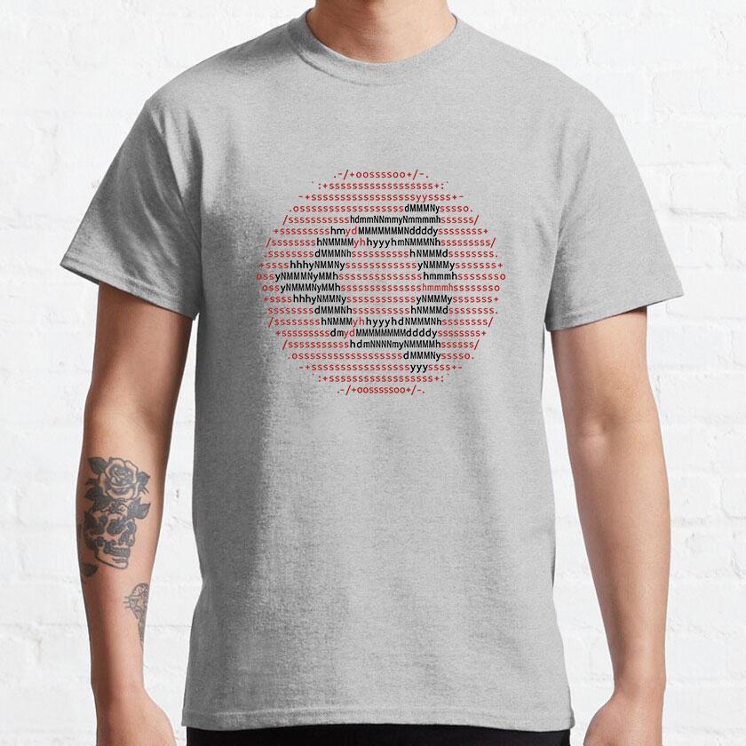 Ubuntu Linux Neofetch ASCII Art Programmer Tux Coder Java Linux Penguin Funny T Shirt 100% Cotton Printed Plus Size Clothing