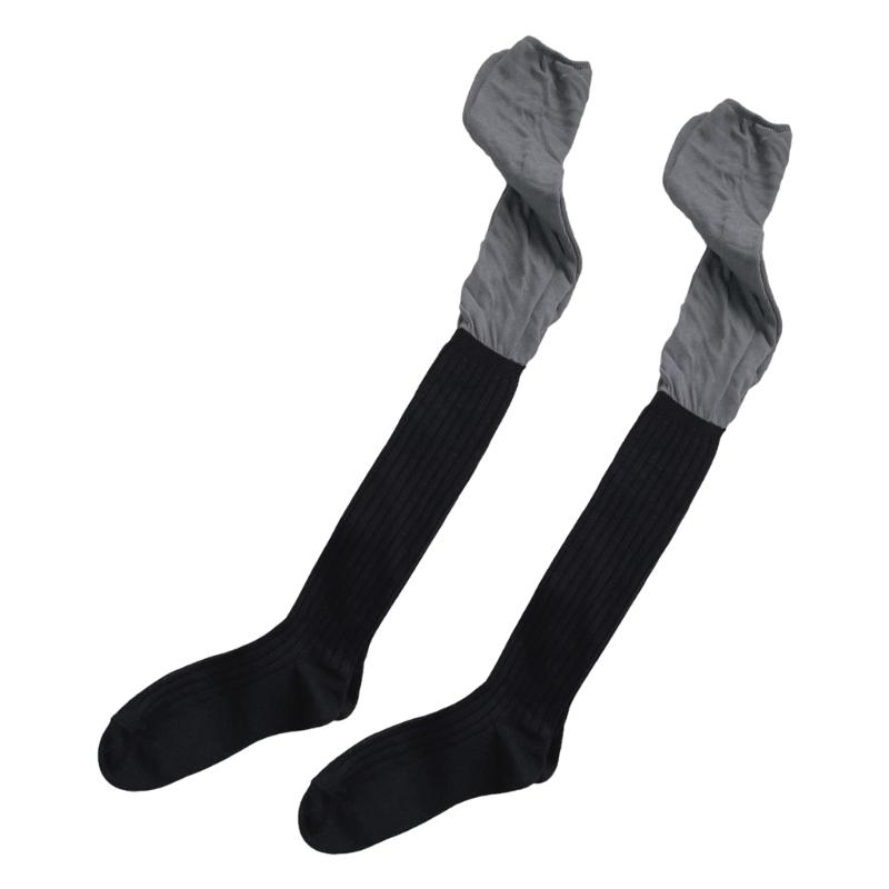 1 Pair Ruffle Thigh High Socks Tube Frilly Socks Long Tube Socks for Girl Over Knee Stockings Princess Style Dress Socks