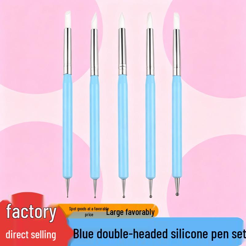 Double-Ended Silicone Sculpting & Nail Art Pen Set