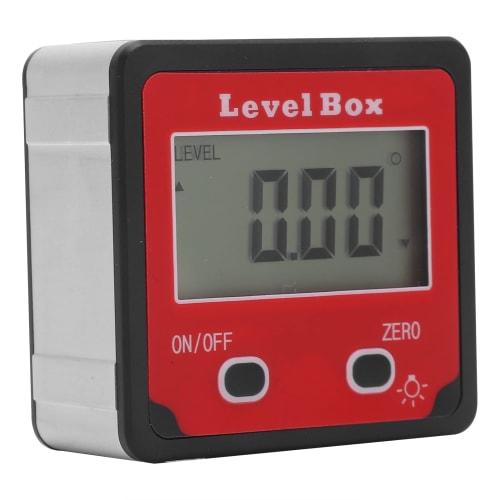 Digital Horizontal Inclinometer, Digital Angle Meter with Magnet On the Bottom