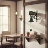 Rustic Cast Iron Chime Bell Decorative Wall Art Outdoor