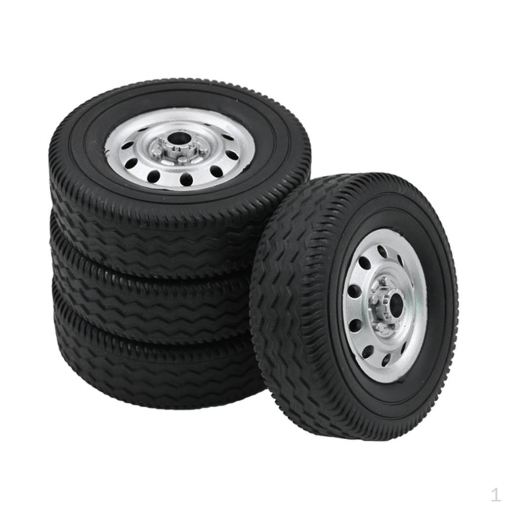 4pcs Upgrade Rubber Tires 2.2 Inch Spare Accessories, Quality Material and Durable In Use