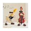Spieluhren für MäDchen, MäDchen-SchmuckkäStchen, Spieluhren, Spieluhr mit Automatischer Swing-Gitarre und Violine, Dekoratives Ornament für Den