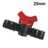 Ball Valve Connector Shutoff for PE Pipes PN4 16 20 25 mm Drip Hose with PP Material for Irrigation and Pond Systems