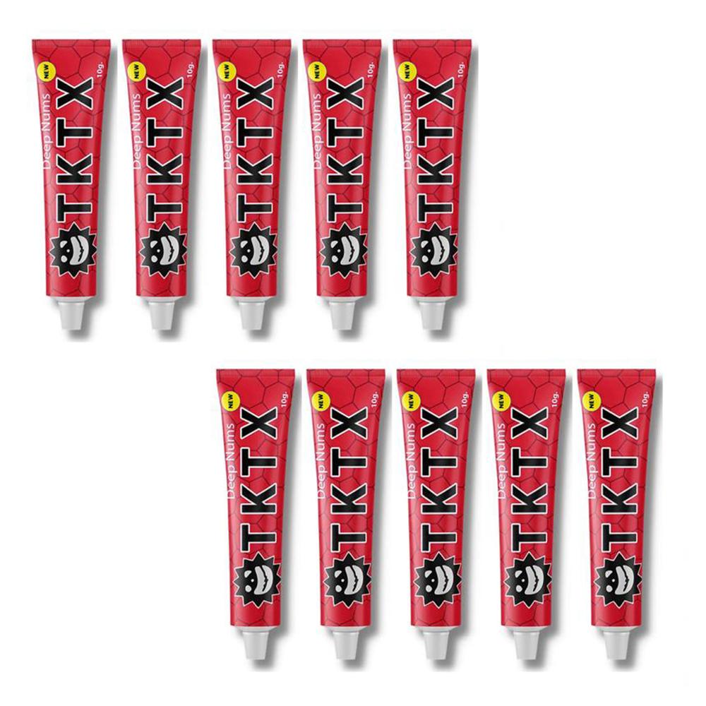 TKTX 55% Numbing Cream 10g Black/white/blue/yellow/green/gold/red