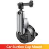Aluminium Alloy Car Suction Cup Mount Dual Ball Head Strong Heavy Duty Holder for GoPro Hero 13 Insta360 DJI OSMO Action Camera