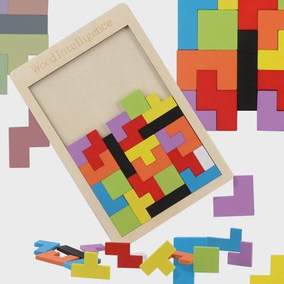 Klocki Tetris Puzzle poprawiające inteligencję dla dzieci w wieku 1-6 lat
