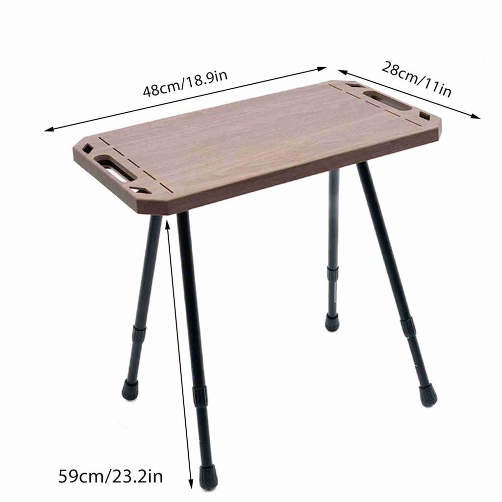 Foldable Camping Tables Aluminum Alloy Lightweight Folding Table Adjustable Height Picnic Desk