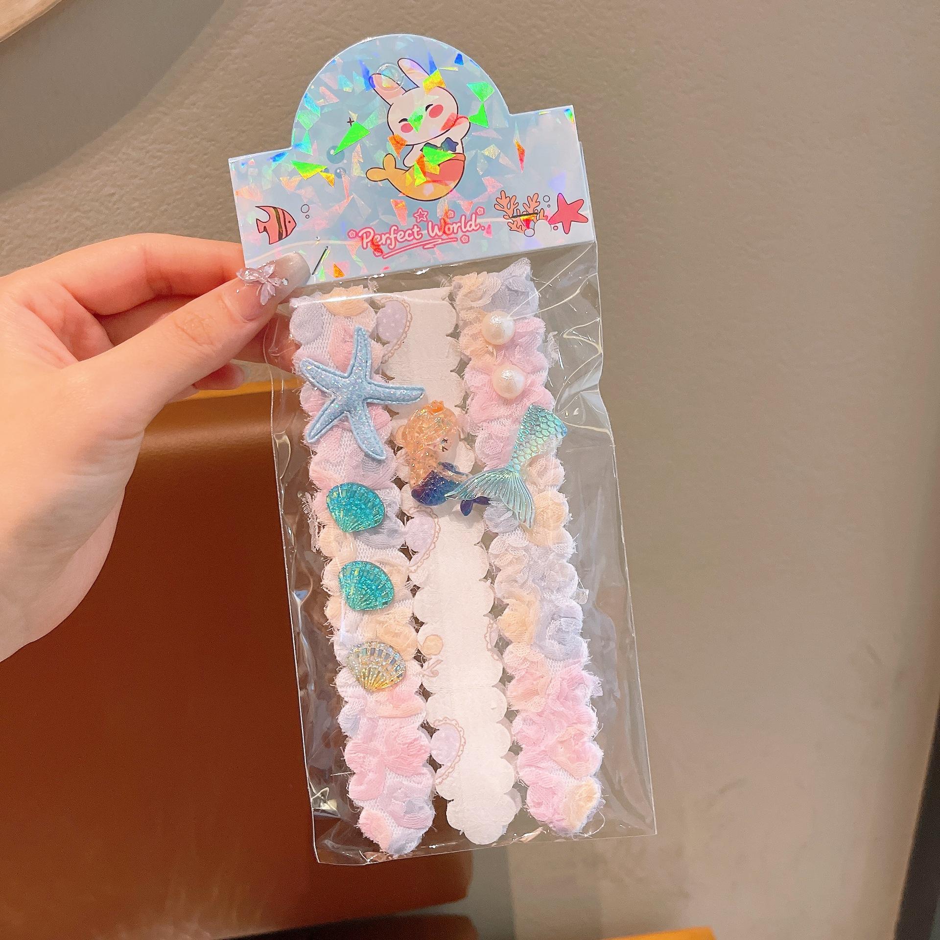 Children S Velcro Girl Hairpin Headband Baby Bangs Sticker Headgear Girl Posts Girl Broken Hair Artifact Headband