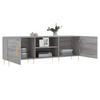 TV Cabinet Gray Sonoma 150x30x50 cm Particleboard