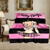 1pc Betty Boop Blanket, Super Cozy Printed Home Blanket, All-Season Warmth