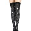 Spiders Web Poncho Dress Lace Gloves Earring Headband Stockings for Halloween Party Spiderweb Costume Accessories