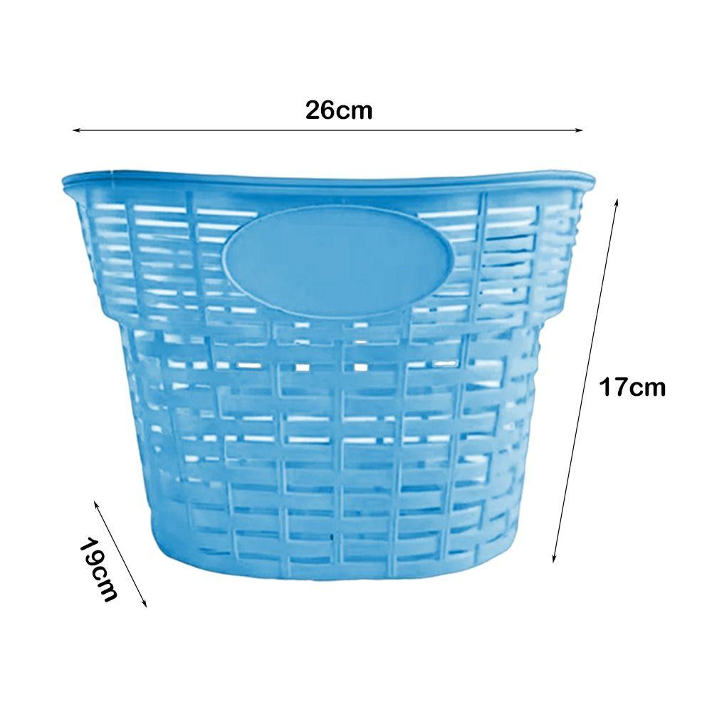 Coș Plastic pentru Bicicletă Copii, Multicolor, Coș Față pentru Elevi, Accesorii Ciclism Spate