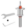 1pc Countersink Drill Bit, Adjustable Tapered Countersink Self Tapping Screw Drill Bit, Silver, for Wood Installation