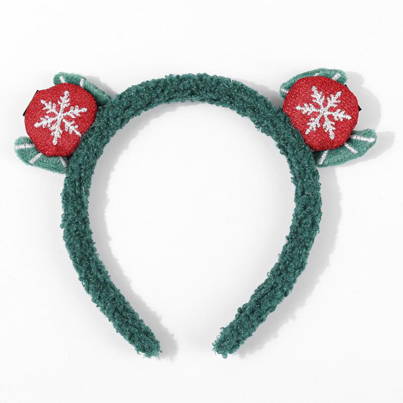 

Cute Christmas Headband Set: Snowman, Santa Claus & Bell Candy Hair Clips