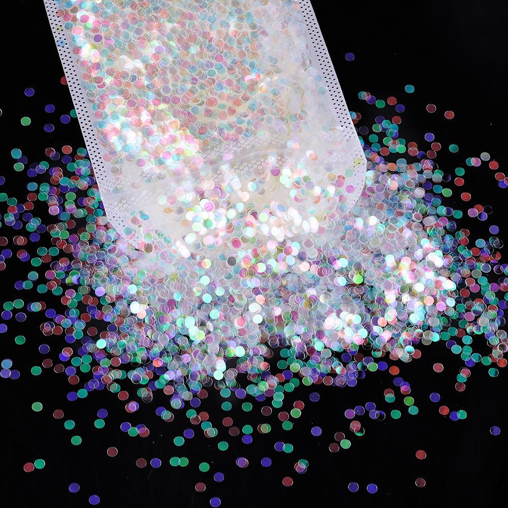 Blue Light Irregular Sequin Flakes for DIY Nail Art and Jewelry