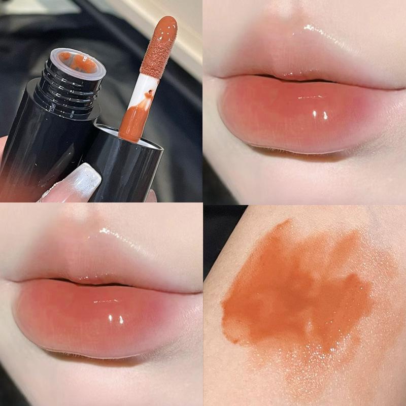 HERORANGE Hydrating Glimmer Lip Gloss - Silky, Long-lasting, Pigmented, Clear, Watery, Mirror-Finish
