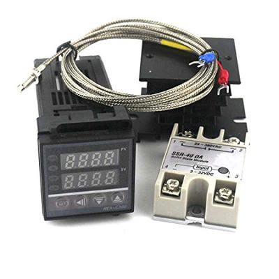 zmart Digitálny termostatový reléový spínač pre PID regulátor teploty 40A SSR Chladič Termočlánok K Vrátane originálneho japonského špecifikačného listu