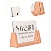 Sanitized Table Sign Today Sign for Eyelash Studio Hotel Banquet Wood Base Acrylic Panel Signage Reusable Portable