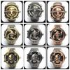 Luffy Franky Robin Pirate Japan Cartoon Animation Kid Finger Ring Watch Quartz Straw Hat Jewelry Gift Adjustable Silver Bronze Copper