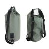 Bigman Dry Bag 30L Waterproof Bag Drum Type Olive Plain Storage Bag Outdoor Disaster Prevention Mountaineering Travel Shoulder Bag Handbag Backpack