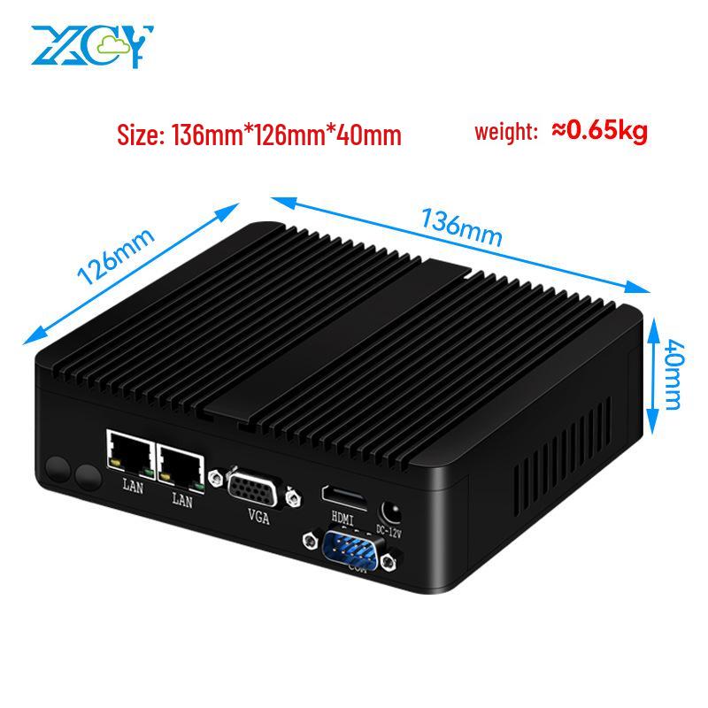 Quad-Core J1900 Dual-Netzwerk Embedded Industrie-Mini-PC