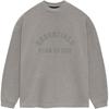 Essentials Heavy Long-Sleeve Tee Heather Grey Men Tops 125SU242011F