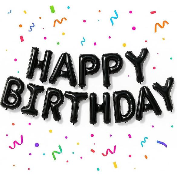 KatchOn, Green Happy Birthday Balloon Banner - 16 Inch | Mylar Foil Balloon For Birthday Decorations | Green Happy Birthday Banner For Birthday