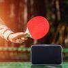 Table Tennis Racket Case Pingpong Bat Carry Bag Cover Hold 2 Paddles Table Tennis Balls Carrying Case for Indoor Outdoor