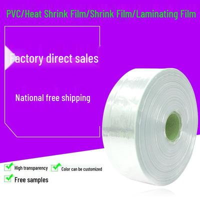 3-19 Cm Transparent PVC Heat Shrink Wrap Film, Tubular Shrink Bags for Hot Air Packaging, Free Shipping