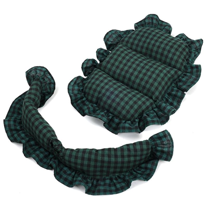 Pet Strollers Pad with Pillow for Pushchair Use Strong Polyester Fabric Thicken Cushion for Small Animal Outdoor Use