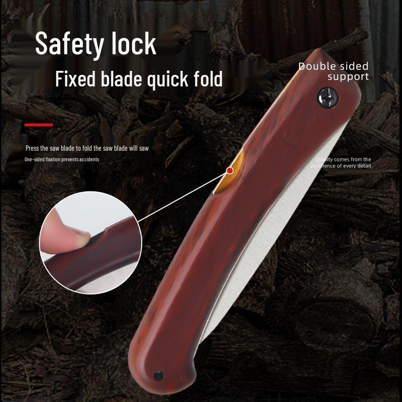 Mini Folding Hand Saw with Fine Teeth for Woodworking, Bonsai, and Outdoor Use